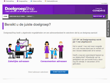 Tablet Screenshot of doelgroepshop.nl